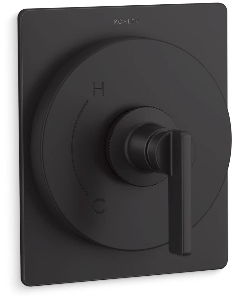 Kohler KTS35920-4-BL Castia por Studio McGee Válvula Equilibrada a Presión Borde Negro Foto 1 de 4