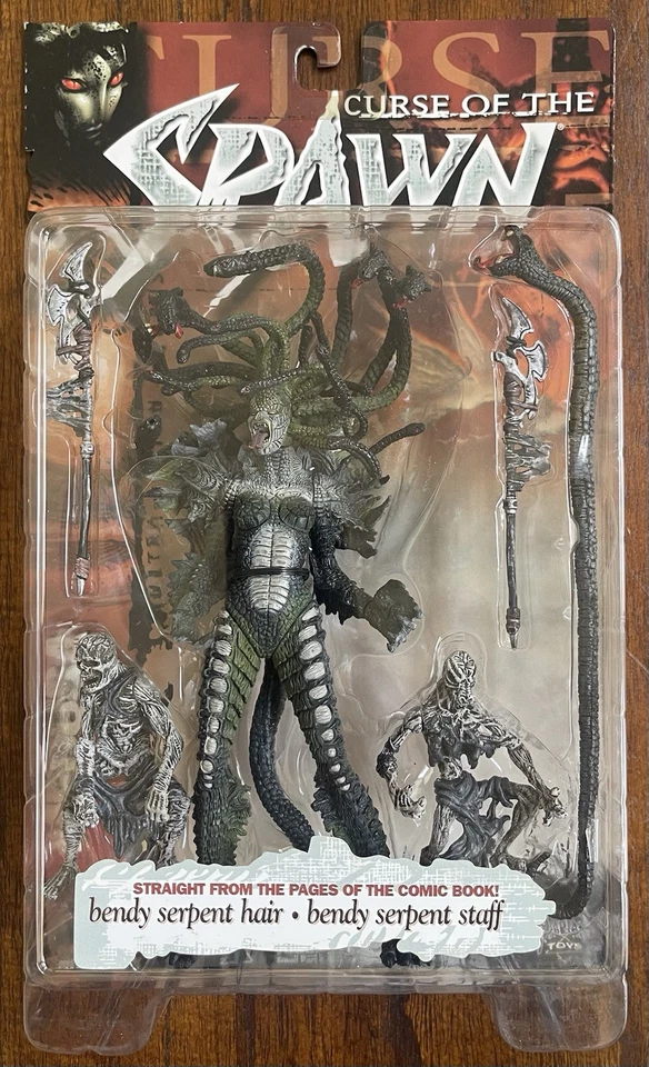 McFarlane Toys Series 13 Curse of the Spawn 1998 MEDUSA. SELLADO/SIN USAR, EN CAJA Foto 1 de 4