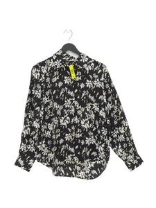& Other Stories Women's Shirt UK 6 Black 100% Silk Basic - Picture 1 of 5