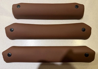 Audi Q7 SQ7 (21-25) Rear Seat Inserts (4M0-883-425-T-10A & 4M0-883-426-T) Brown Foto 1 de 2