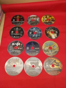 Sony PS3 Disc Only Games Lot Of 12 Untested Sony PS3 Ships Quickly! - Picture 1 of 11