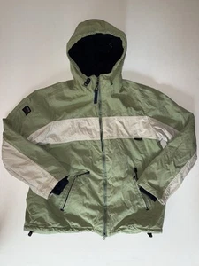 Abercrombie Fitch Men’s Jacket Size Large Green Fleece Lined Vintage 90s Y2K - Picture 1 of 7