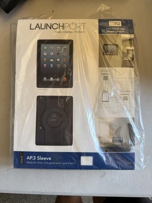 iPort LaunchPort AP.3 Sleeve Black for iPad (3rd Gen) & iPad 2 - Image 1 of 2