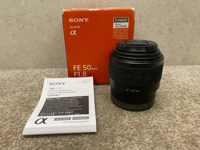 Sony FE 50mm F1.8 SEL50F18F Full Frame Lens for E-Mount - image 1 of 4
