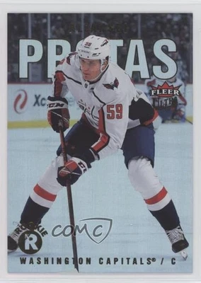 2021 Upper Deck Fleer Ultra Rookies Rainbow Foil Aliaksei Protas #216 Rookie RC - Image 1 of 2