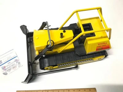 Bulldozer Mighty Tonka Turbo Diesel Años 80 NUNCA USADO BONITO Acero Prensado Foto 1 de 4