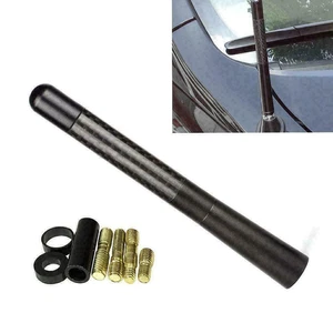 Carbon Fiber Black 4.7" AM FM Radio Aerial Mast Antenna Set For Nissan 2000-2021 - Bild 1 von 12