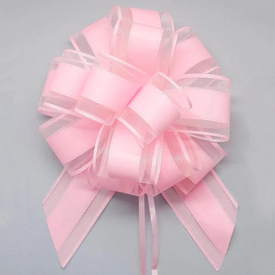 Arcos de organza rosa de 6 pulgadas 5 piezas, estilo clásico para boda, día de San Valentín, Foto 1 de 4