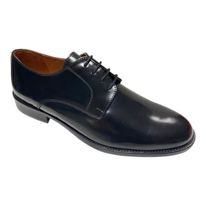 HERRENSCHUHE DERBY ZEREMONIE CAMPANILE 901 LEDER SCHWARZ ORIGINAL PE 2025 - Bild 1 von 6
