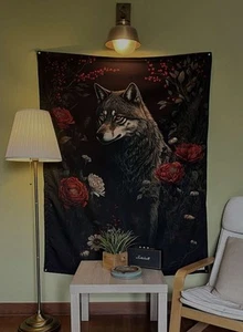 SALE - Tapestry Wall Hanging-WOLF EDITION - Picture 1 of 1