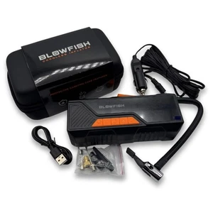 Blowfish Cordless Air Inflator Portable Tire Pump Compressor 12V with LED Light - Foto 1 di 4