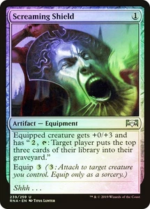 MTG FOIL Screaming Shield  - Ravnica Allegiance #239 - Picture 1 of 1