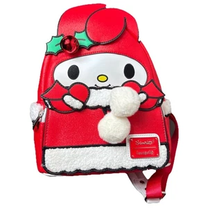 Loungefly My Melody Rucksack Handtasche Cosplay Sanrio Mini rot Urlaub Reißverschluss Reise - Bild 1 von 3