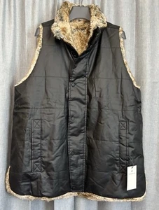 Chaleco reversible Tuckernuck nuevo con etiquetas Emilia de algodón encerado de piel sintética para mujer talla XXL $298 - Imagen 1 de 19