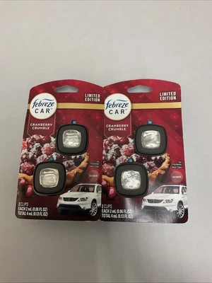 Febreze Car Cranberry Crumble Limited Edition - Lot Of 2, G85 - Image 1 of 2