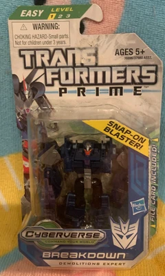 Hasbro Transformers Cyberverse BREAKDOWN, Demolitions Expert Sealed New - Image 1 of 2
