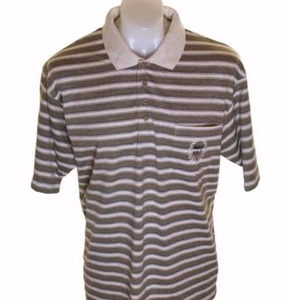 Nueva Camisa Polo Auténtica Para Hombre Paolo Golf Rayas Grande Ropa Activa - Imagen 1 de 3