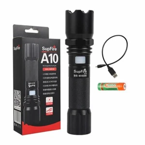 Torcia Superfire A10 550lm USB Mini Luce Campeggio Esterno IP44 - Foto 1 di 4