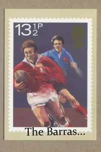 Sports, RUGBY UNION. By Artist, Robert Goldsmith. 1980. UK ROYAL POST, POSTCARD - Picture 1 of 2