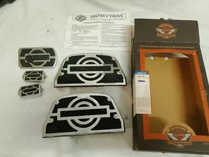 Inserti Nostalgic x pedane Harley Davidson freno softail touring passeggero - Foto 1 di 8