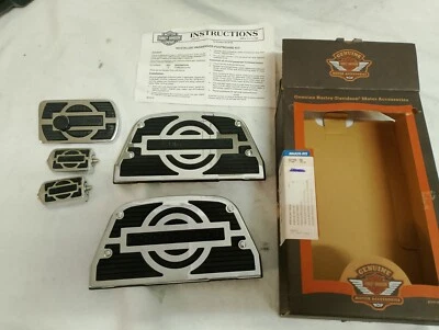 Inserti Nostalgic x pedane Harley Davidson freno softail touring passeggero - Immagine 1 di 4