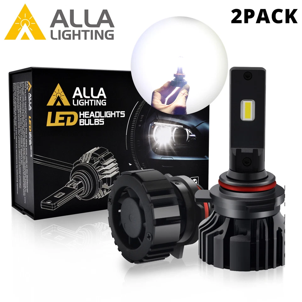 Lâmpadas de farol de LED brancas feixe alto e baixo faróis para Ford Chevy Toyota Fiat - Imagem 1 de 4