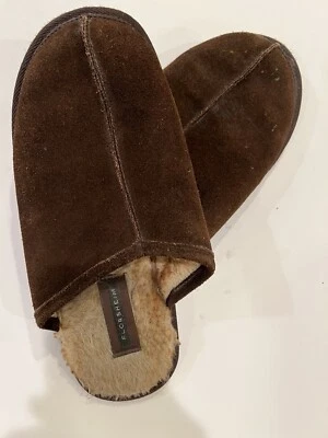 Florsheim 男式拖鞋 8121 尺码 11m 棕色皮革 — 第 1/4 张图片