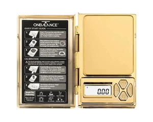ONBALANCE Shine Digital Mini Scale with Mirror Chrome Finish - Picture 1 of 5