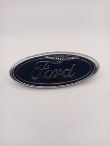 Ford OEM 1992-1996 Tempo Rear Trunk Oval Emblem Badge Logo Name 4.5" Navy - Picture 1 of 4