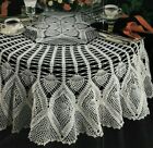 Star Tablecloth 60" Home Decor Digest Size Crochet Pattern Instructions
