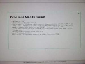 Hp Proliant ML110 Gen9 8TB Used Server Initialized w/Power cord From Japan - Picture 1 of 15