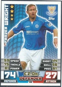 TOPPS MATCH ATTAX SPL 2014-15- #188-ST JOHNSTONE-FRAZER WRIGHT - Picture 1 of 1