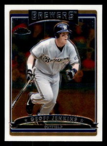 2006 Topps Chrome  #80 Geoff Jenkins Milwaukee Brewers