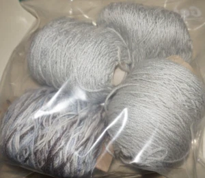 3.4 Skeins, Reynolds, "Saucy", Gray & Gray Ombre, Cotton, Crochet/Knitting Yarn - Picture 1 of 3
