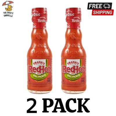 Frank's RedHot® Dill-Gurke natürlich aromatisierte heiße Sauce 5 Oz. - 2 Stück - Bild 1 von 4