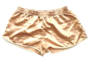 AMERICAN APPAREL Satin Shorts / Tap Pants Dusty Rose Seashell Pink Women’s M - Picture 1 of 6