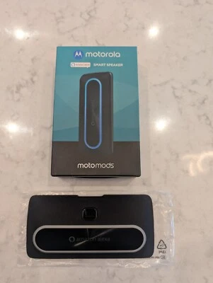 Moto Mods 智能扬声器 带亚马逊 Alexa Moto Mod - 黑色 状况完好 — 第 1/4 张图片