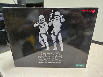 Star Wars PRIMER PEDIDO STORMTROOPER PAQUETE DE DOS Kotobukiya Escala 1/10 ArtFX+ Nuevo Foto 1 de 4