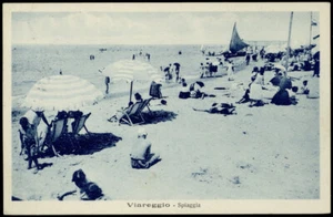 cartolina VIAREGGIO spiaggia - Picture 1 of 1
