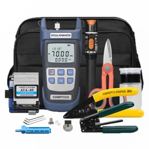 -70dBm~+10dBm Optical power meter 2mW/10KM/VFL Optical Fiber Cleaver Tool kit - Picture 1 of 11