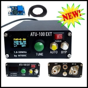 Malahit ATU-100 EXT Antenna Tuner 1.8-50MHz atu100 by N7DDC OLED Display - Zdjęcie 1 z 8