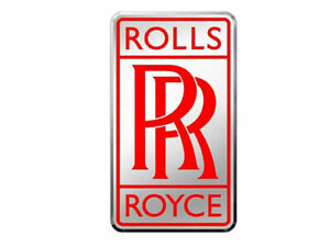 New Vintage Rolls Royce Silver RED Color Car Radiator Big RR Logo Emblem Badge