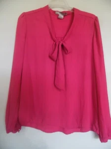 Women's Blouse LOVE 21  Pink  Top Shirt Blouse Sz S - Picture 1 of 3