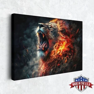 Majestät von Juda Wandbild, Leinwandbild für Wohndeko, Wanddeko Kunst Poster - Bild 1 von 10