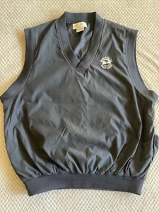 Pebble Beach Golf Links Men's V-Neck Sleeveless Windbreaker Golf Vest Large - Picture 1 of 7