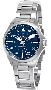 HAMILTON Khaki Aviation Pilot SS 39MM Blue Dial Men's Watch H76305140 - Picture 1 of 5