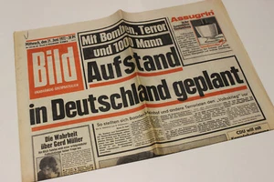 BILDzeitung 21.06.1972 Juni 21.6.1972 Geschenk Geburtstag 50. 51. 52. 53. 54. - Picture 1 of 2