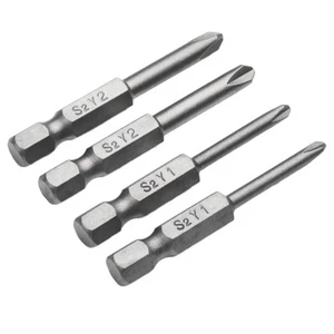Convenient 4pcs Y Tip Head Screwdriver Bits Set Magnetic Tri wing Design - Picture 1 of 11