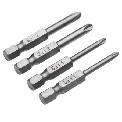 Convenient 4pcs Y Tip Head Screwdriver Bits Set Magnetic Tri wing Design - Image 1 of 4