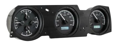 Dakota Digital 70-72 Oldsmobile Cutlass Gauges Black with White VHX-70O-CUT-K-W - Image 1 of 4